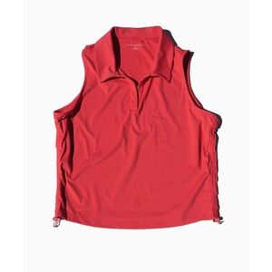 TravisMathew Salt Air Don't Care Women's XL Sleeveless Golf Polo Top